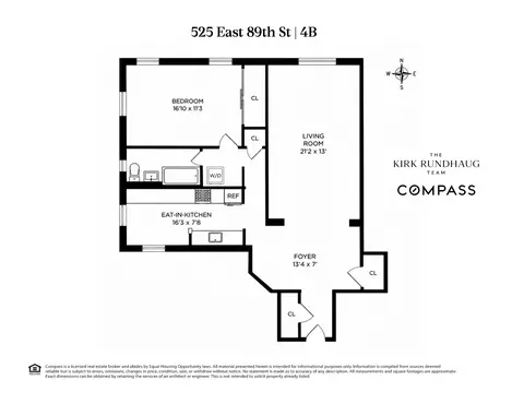 525 E 89th St #4B, New York, NY 10128