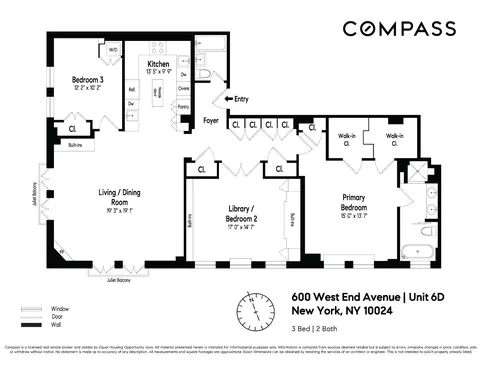 600 W End Ave #6D, New York, NY 10024
