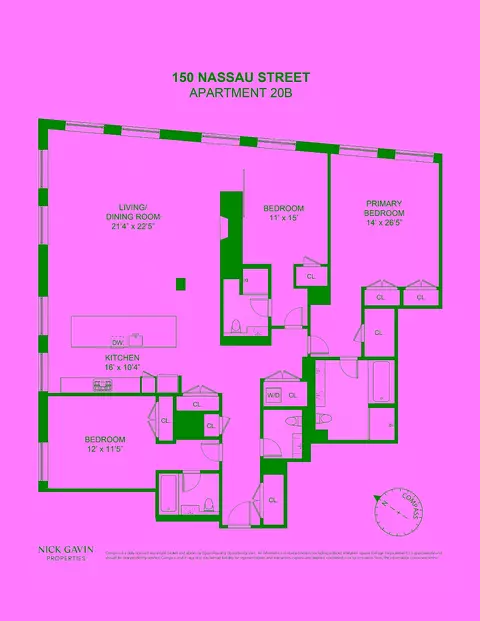 150 Nassau St #20B, New York, NY 10038