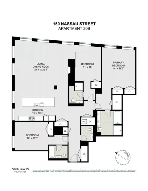 150 Nassau St #20B, New York, NY 10038
