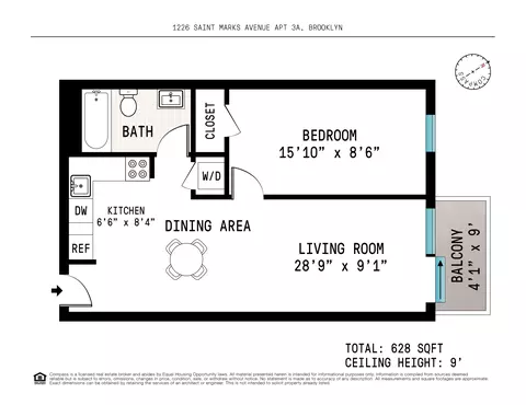 1226 St Marks Ave #3A, Brooklyn, NY 11213