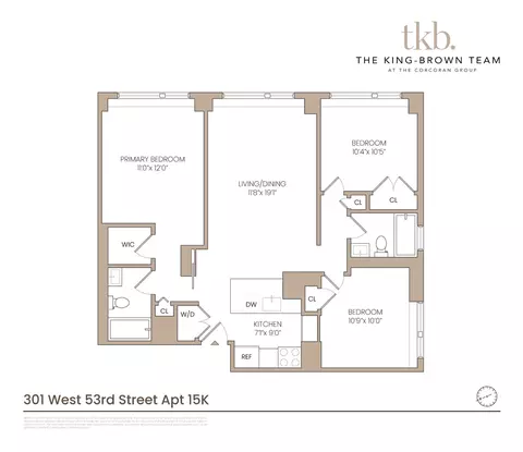 301 W 53rd St #15K, New York, NY 10019