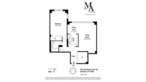 185 Hall St #701, Brooklyn, NY 11205