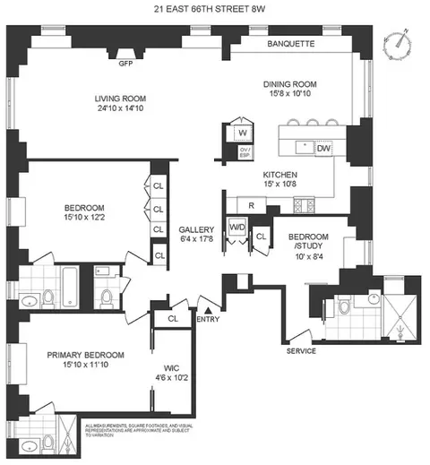 21 E 66th St #8W, New York, NY 10065