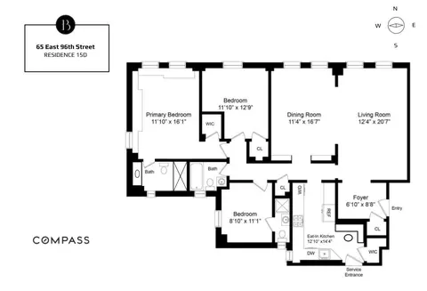 65 E 96th St #15D, New York, NY 10128