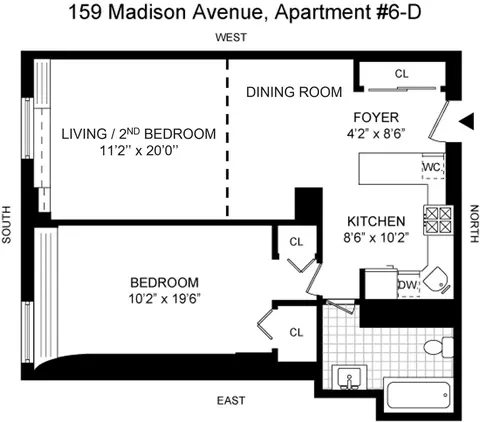 159 Madison Ave #6D, New York, NY 10016