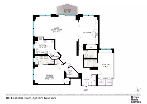 400 E 56th St #28N, New York, NY 10022