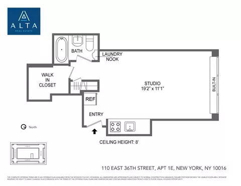 110 E 36th St #1E, New York, NY 10016