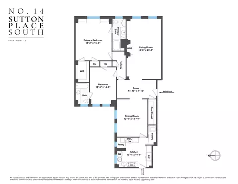 14 Sutton Pl S #1B, New York, NY 10022