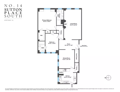 14 Sutton Pl S #1B, New York, NY 10022
