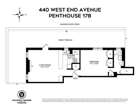 440 W End Ave #17B, New York, NY 10024