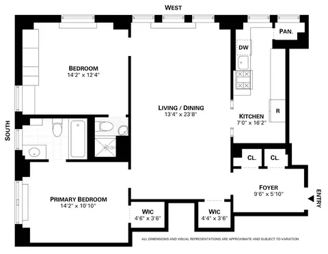 310 W End Ave #2C, New York, NY 10023