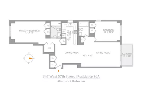 347 W 57th St #30A, New York, NY 10019