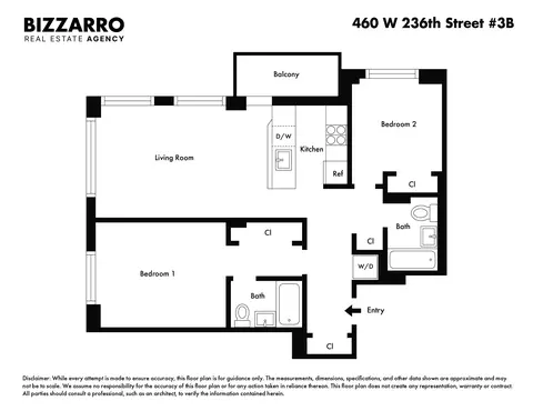 460 W 236th St #3B, New York City, NY 10463