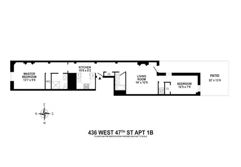 436 W 47th St #1B, New York, NY 10036