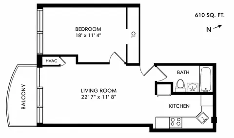 111 W 113th St #6A, New York, NY 10026