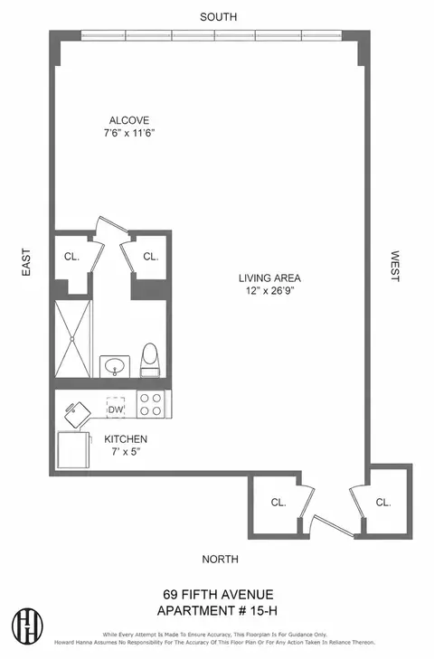 69 5th Ave #15H, New York, NY 10003