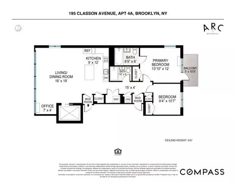 195 Classon Ave #4A, Brooklyn, NY 11205