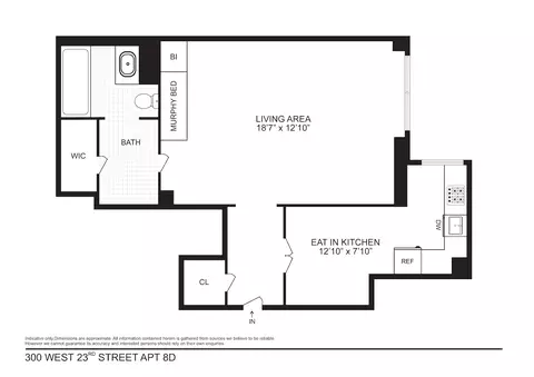 300 W 23rd St #8D, New York City, NY 10011