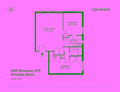 6035 Broadway #7K, New York City, NY 10471