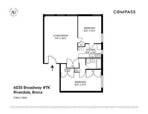 6035 Broadway #7K, New York City, NY 10471