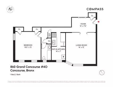 860 Grand Concourse #4O, New York City, NY 10451