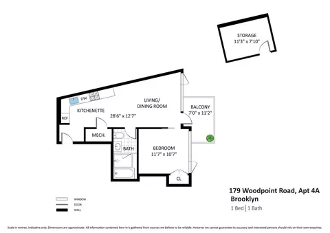 179 Woodpoint Rd #4A, Brooklyn, NY 11211