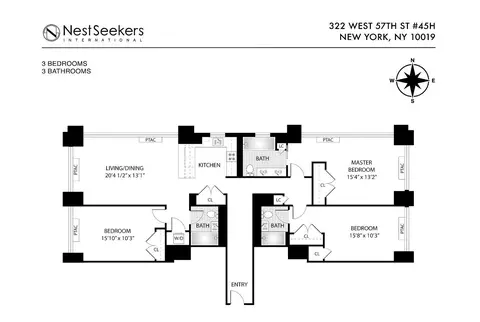 322 W 57th St #45H, New York, NY 10019