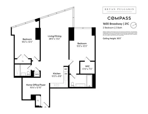 1600 Broadway #21C, New York, NY 10019