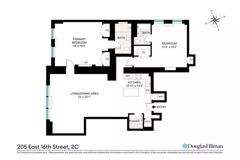 205 E 16th St #2C, New York, NY 10003