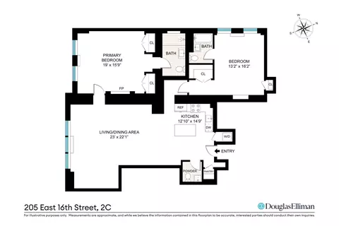 205 E 16th St #2C, New York, NY 10003