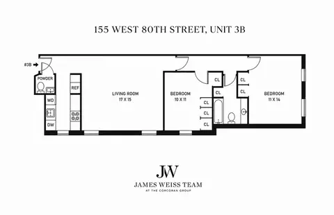 155 W 80th St #3B, New York, NY 10024