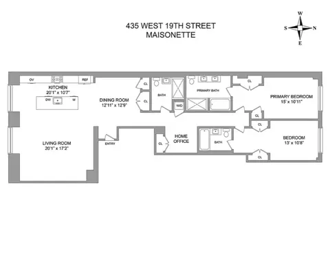 435 W 19th St #MAISONETTE, New York, NY 10011