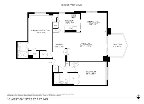 10 W 66th St #14G, New York, NY 10023