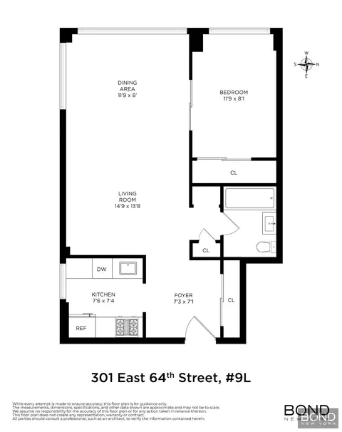 301 E 64th St #9L, New York, NY 10065