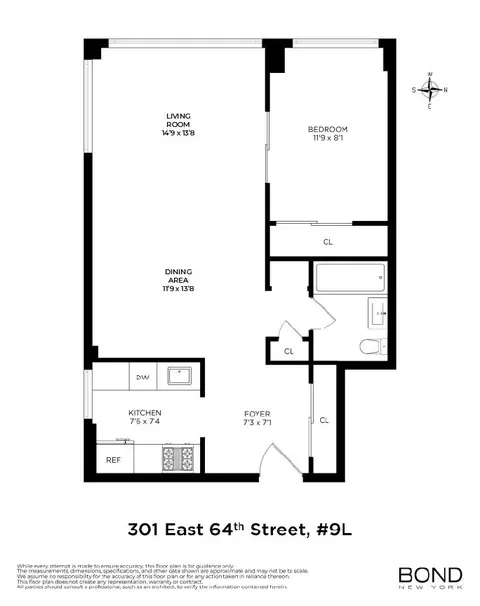 301 E 64th St #9L, New York, NY 10065