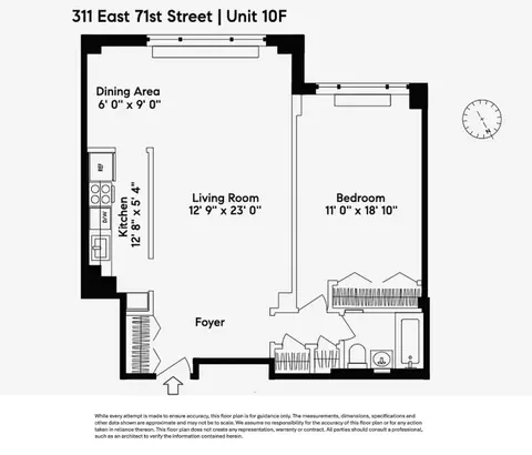 311 E 71st St #10F, New York, NY 10021