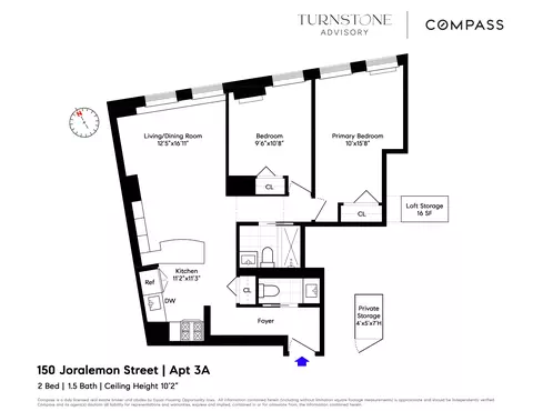 150 Joralemon St #3A, Brooklyn, NY 11201