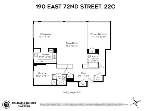 190 E 72nd St #22C, New York, NY 10021