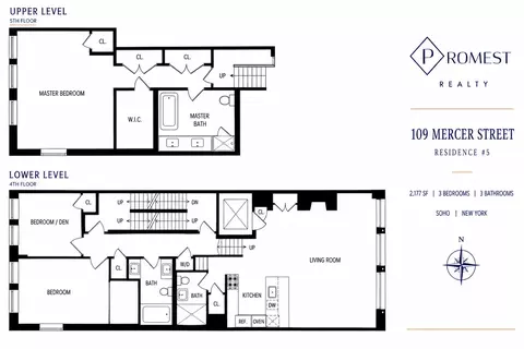 109 Mercer St #5M, New York, NY 10012