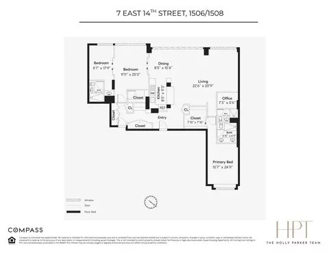 7 E 14th St #1506/1508, New York, NY 10003