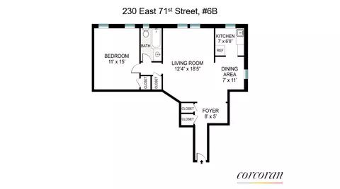 230 E 71st St #6B, New York, NY 10021