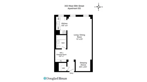 353 W 56th St #5G, New York, NY 10019