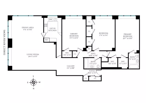 25 Sutton Pl S #16G, New York, NY 10022