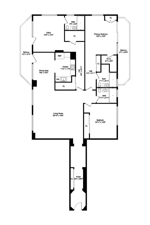 201 W 72nd St #20C, New York, NY 10023