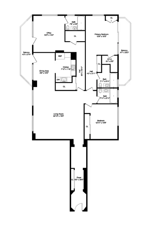 201 W 72nd St #20C, New York, NY 10023