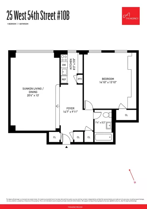 25 W 54th St #10B, New York, NY 10019