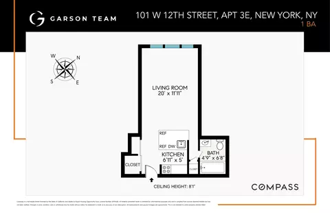 101 W 12th St #3E, New York, NY 10011