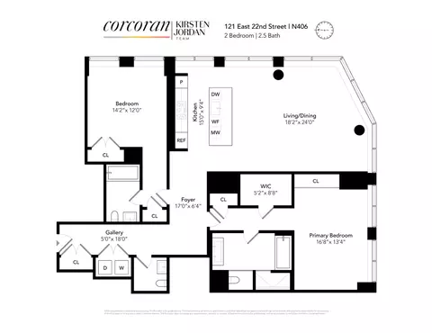 121 E 22nd St #N406, New York, NY 10010