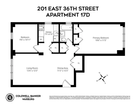 201 E 36th St #17D, New York, NY 10016
